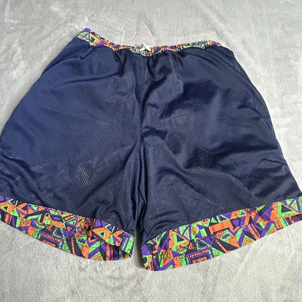 Champion MTV Limited Edition Retro Colorblock Surf Shorts Swim Trunk Size medium